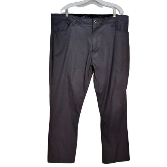 Men's Eddie Bauer Gray Hiking Water Resistant Pants STRETCH 42/32